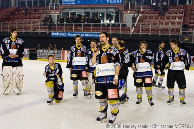 Photo hockey match Strasbourg  - Grenoble  le 07/03/2009
