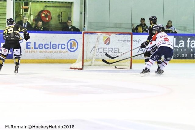 Photo hockey match Rouen - Angers  le 28/09/2018
