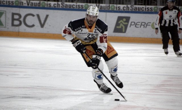Photo hockey match Lausanne - Zug le 30/09/2018