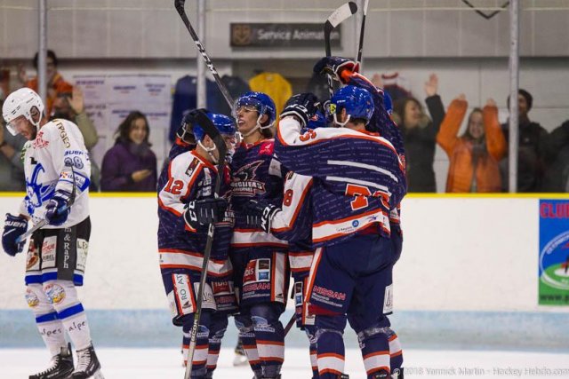 Photo hockey match Clermont-Ferrand - Courchevel-Méribel-Pralognan le 29/09/2018