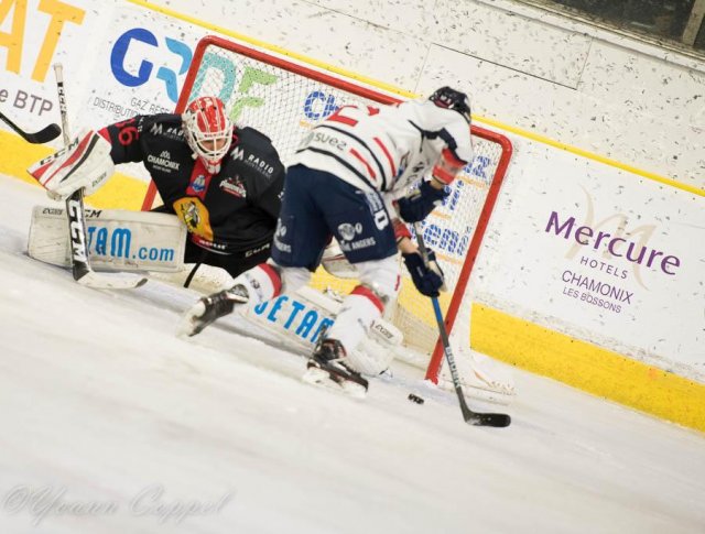 Photo hockey match Chamonix  - Angers  le 05/10/2018