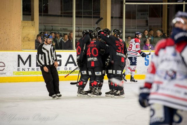 Photo hockey match Chamonix  - Angers  le 05/10/2018
