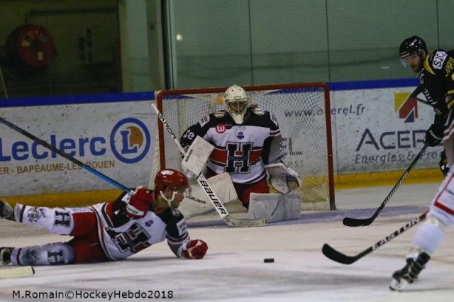 Photo hockey match Rouen - Anglet le 05/10/2018