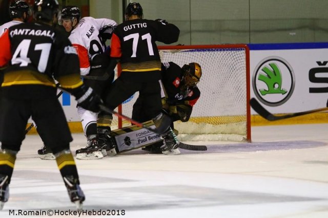 Photo hockey match Rouen - Nuremberg le 10/10/2018
