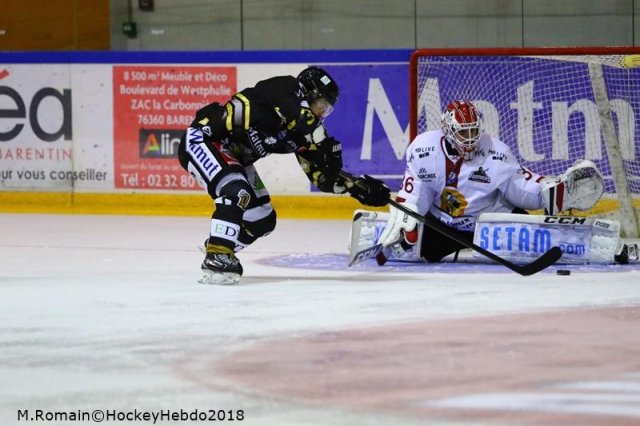Photo hockey match Rouen - Chamonix  le 12/10/2018
