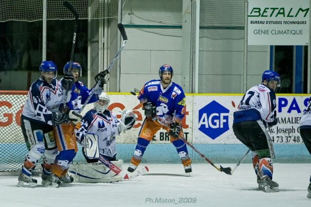 Photo hockey reportage D2 PO : Clermont vs Brest