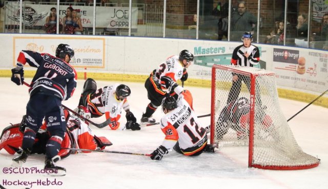 Photo hockey match Angers  - Nice le 16/10/2018