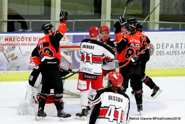 Photo hockey match Nice - Anglet le 19/10/2018