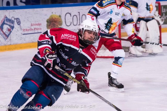 Photo hockey match Grenoble  - Angers  le 21/10/2018