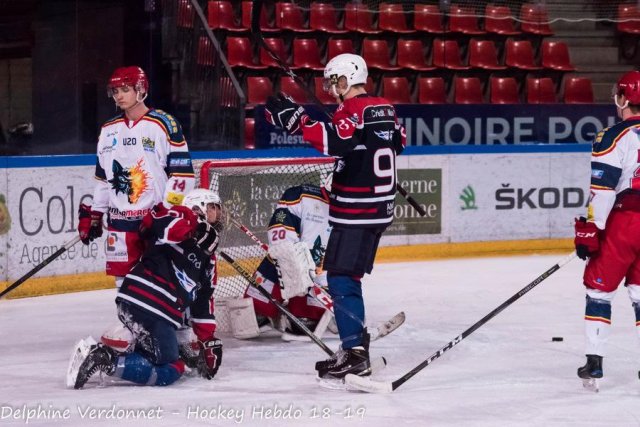 Photo hockey match Grenoble  - Angers  le 21/10/2018