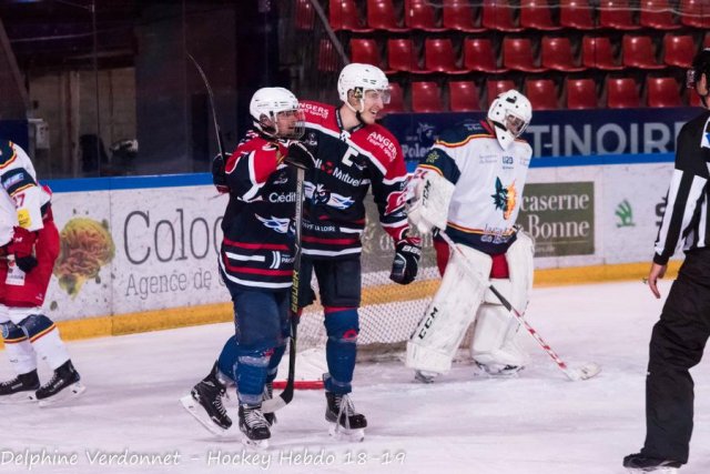 Photo hockey match Grenoble  - Angers  le 21/10/2018