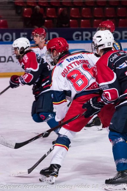 Photo hockey match Grenoble  - Angers  le 21/10/2018