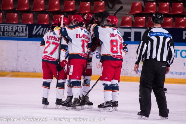 Photo hockey match Grenoble  - Angers  le 21/10/2018