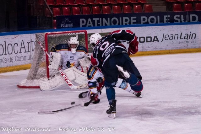 Photo hockey match Grenoble  - Angers  le 21/10/2018