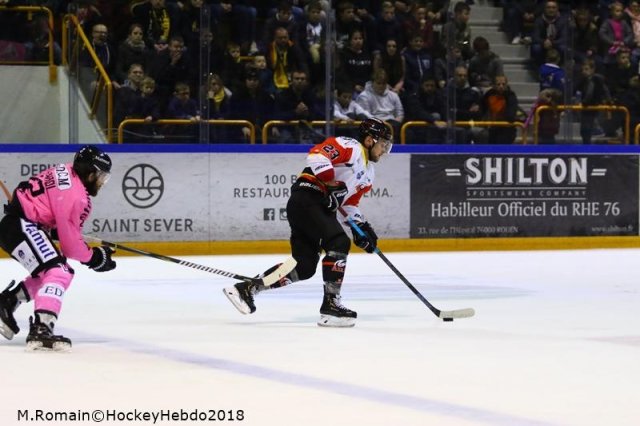 Photo hockey match Rouen - Nice le 30/10/2018