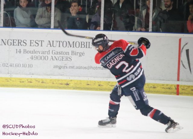Photo hockey match Angers  - Lyon le 31/10/2018