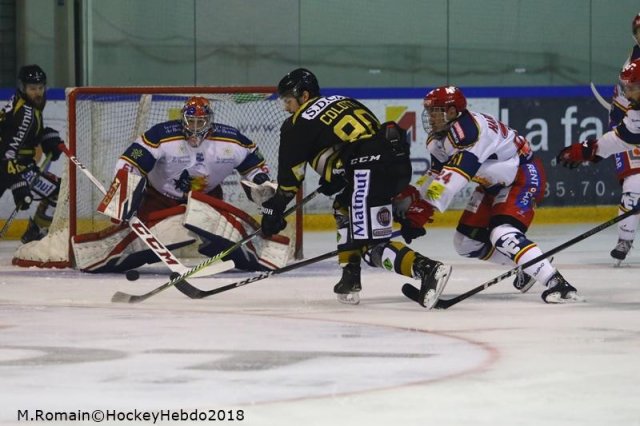 Photo hockey match Rouen - Grenoble  le 23/11/2018