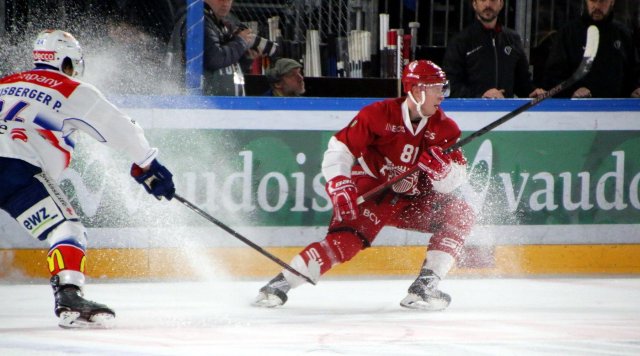 Photo hockey match Lausanne - Zürich le 23/11/2018