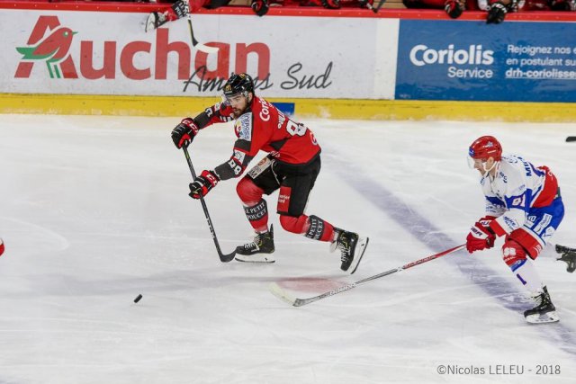 Photo hockey match Amiens  - Lyon le 23/11/2018