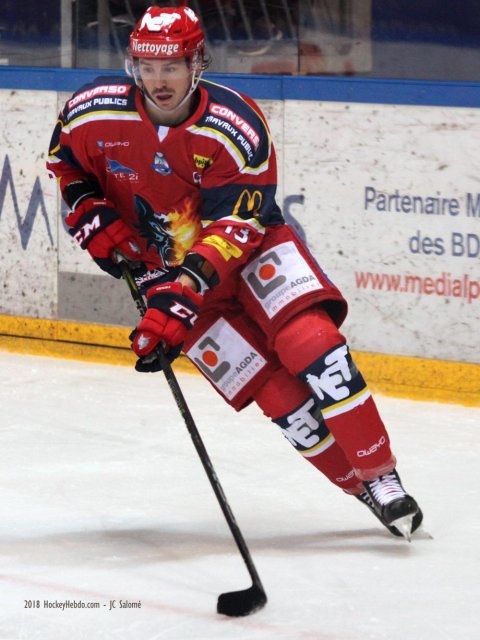 Photo hockey match Grenoble  - Angers  le 02/12/2018