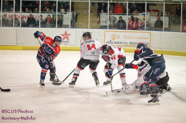 Photo hockey match Angers  - Mulhouse le 30/11/2018