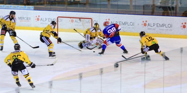 Photo hockey match Lyon - Rouen le 26/12/2018