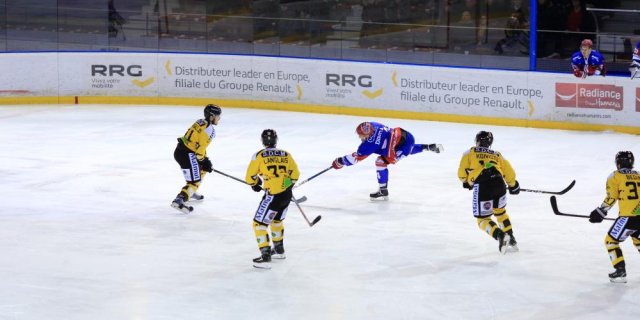 Photo hockey match Lyon - Rouen le 26/12/2018