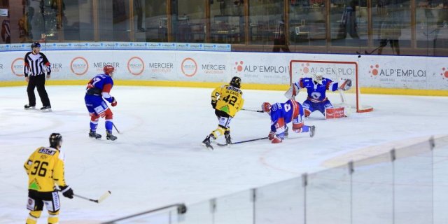 Photo hockey match Lyon - Rouen le 26/12/2018
