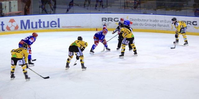 Photo hockey match Lyon - Rouen le 26/12/2018