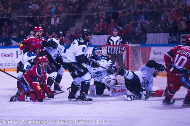 Photo hockey match Grenoble  - Gap  le 28/12/2018