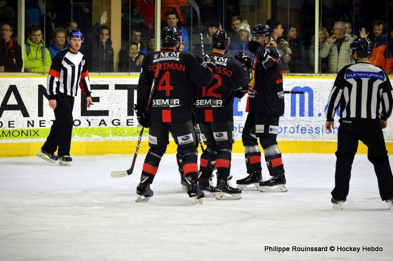 Chamonix  3 - 6 Angers 