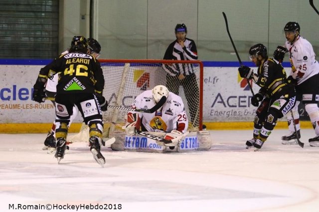 Photo hockey match Rouen - Chamonix  le 02/01/2019