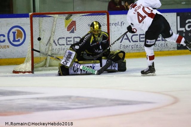 Photo hockey match Rouen - Chamonix  le 02/01/2019