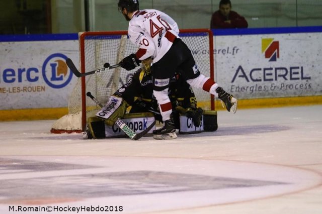 Photo hockey match Rouen - Chamonix  le 02/01/2019