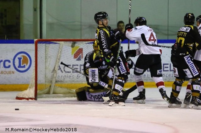 Photo hockey match Rouen - Chamonix  le 02/01/2019