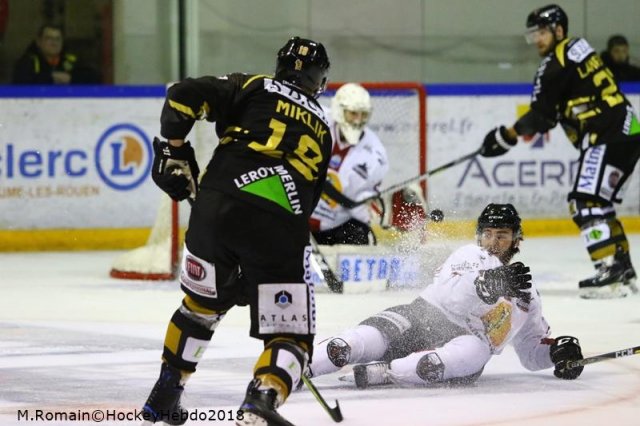 Photo hockey match Rouen - Chamonix  le 02/01/2019