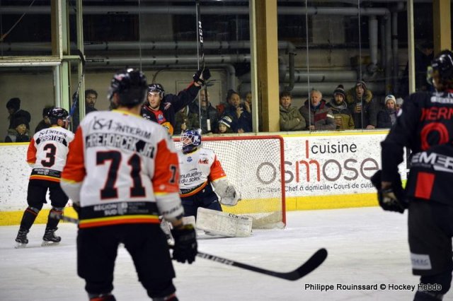 Photo hockey match Chamonix  - Nice le 04/01/2019