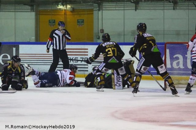 Photo hockey match Rouen - Angers  le 06/01/2019