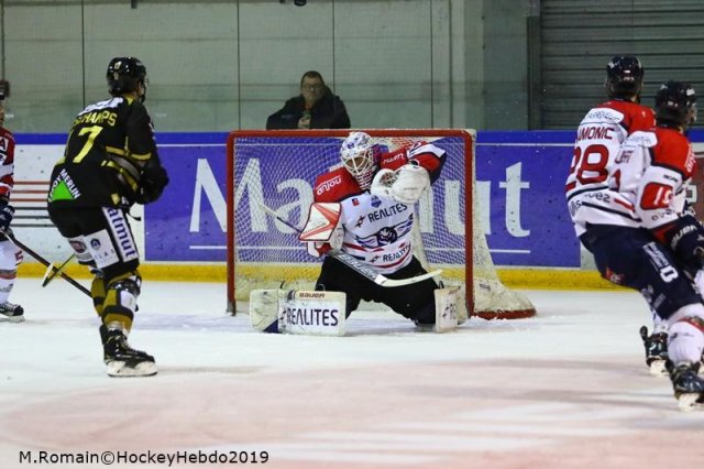 Photo hockey match Rouen - Angers  le 06/01/2019