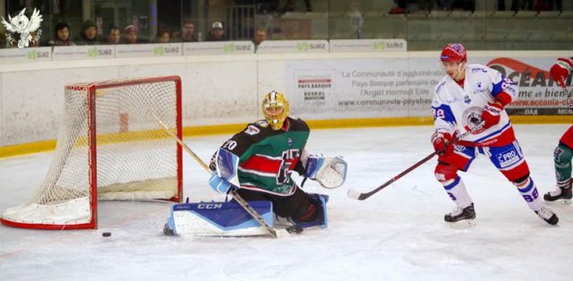 Photo hockey match Anglet - Lyon le 06/01/2019