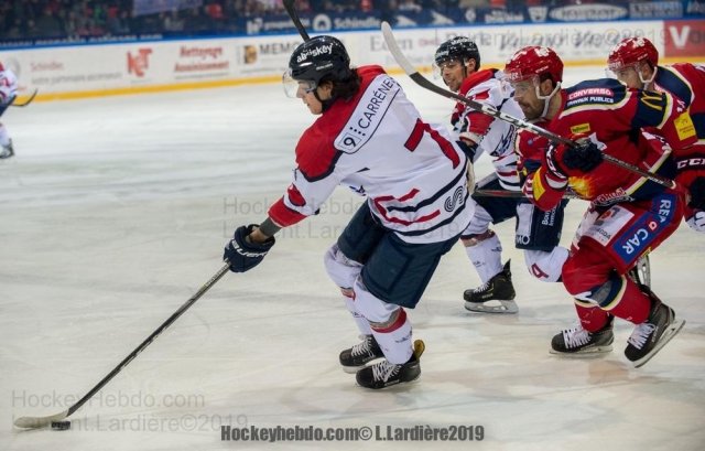 Photo hockey match Grenoble  - Angers  le 11/01/2019
