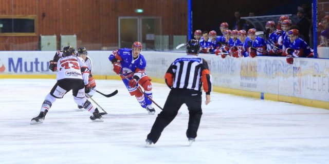 Photo hockey match Lyon - Amiens  le 11/01/2019