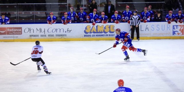 Photo hockey match Lyon - Amiens  le 11/01/2019