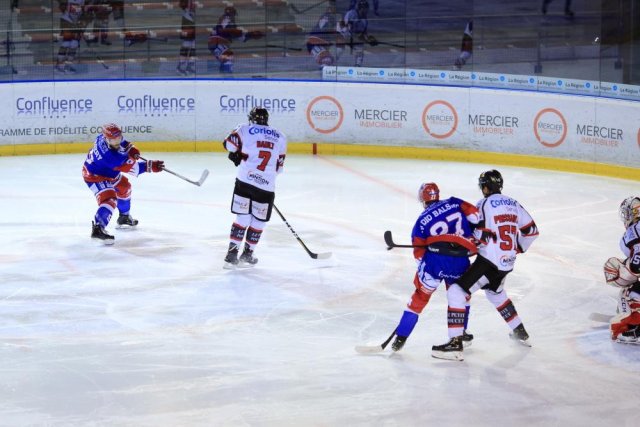 Photo hockey match Lyon - Amiens  le 11/01/2019