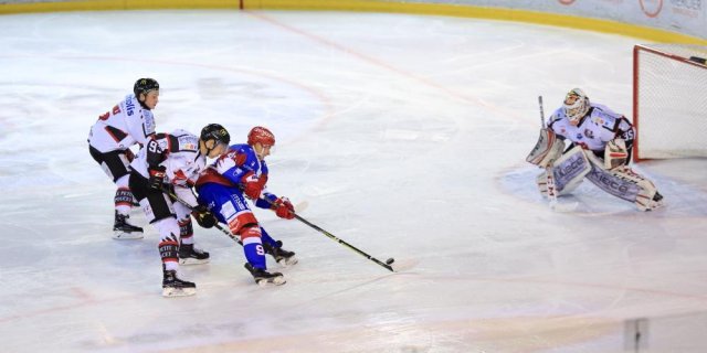 Photo hockey match Lyon - Amiens  le 11/01/2019