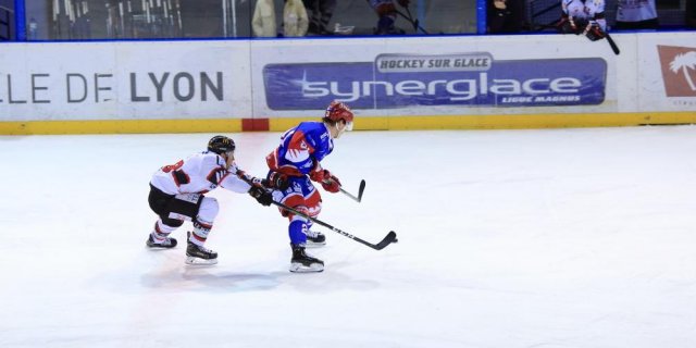 Photo hockey match Lyon - Amiens  le 11/01/2019