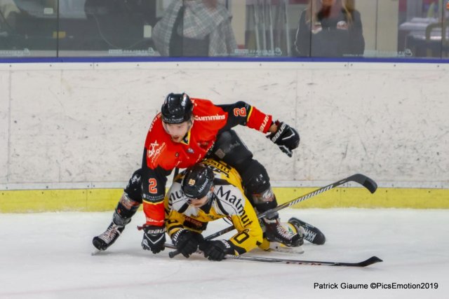 Photo hockey match Nice - Rouen le 11/01/2019