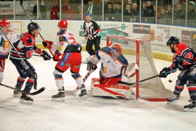Photo hockey match Angers  - Grenoble  le 15/01/2019
