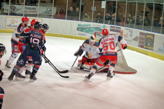 Photo hockey match Angers  - Grenoble  le 15/01/2019
