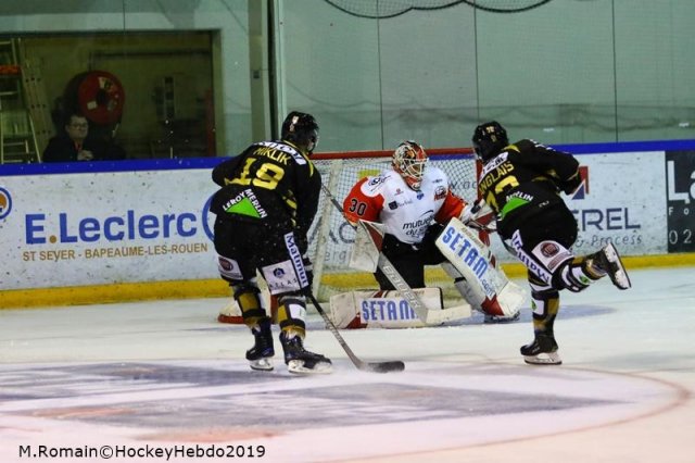 Photo hockey match Rouen - Nice le 15/01/2019